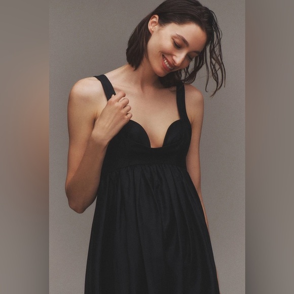 ACLER NWT Sandgate Black Midi Dress 2 - Picture 4 of 12